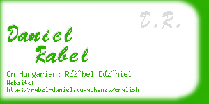 daniel rabel business card